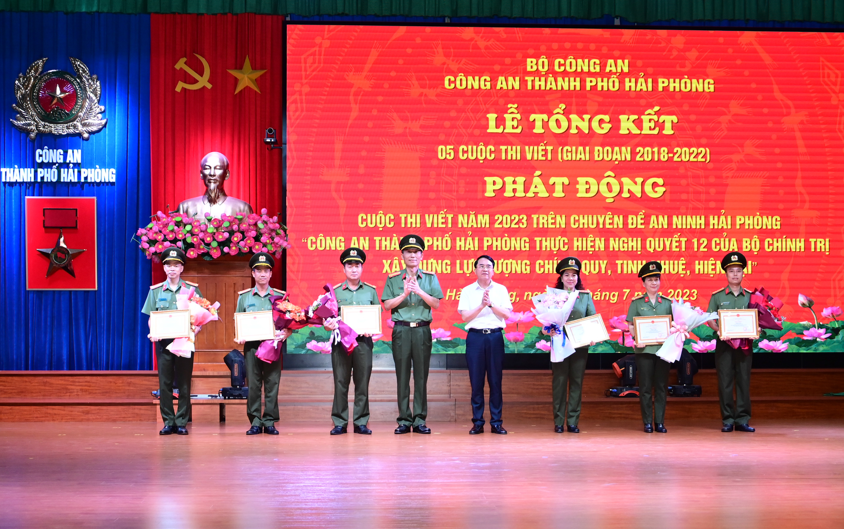 Công an thành phố phát động Cuộc thi viết năm 2023 trên Chuyên đề An ninh Hải Phòng về lực lượng Công an